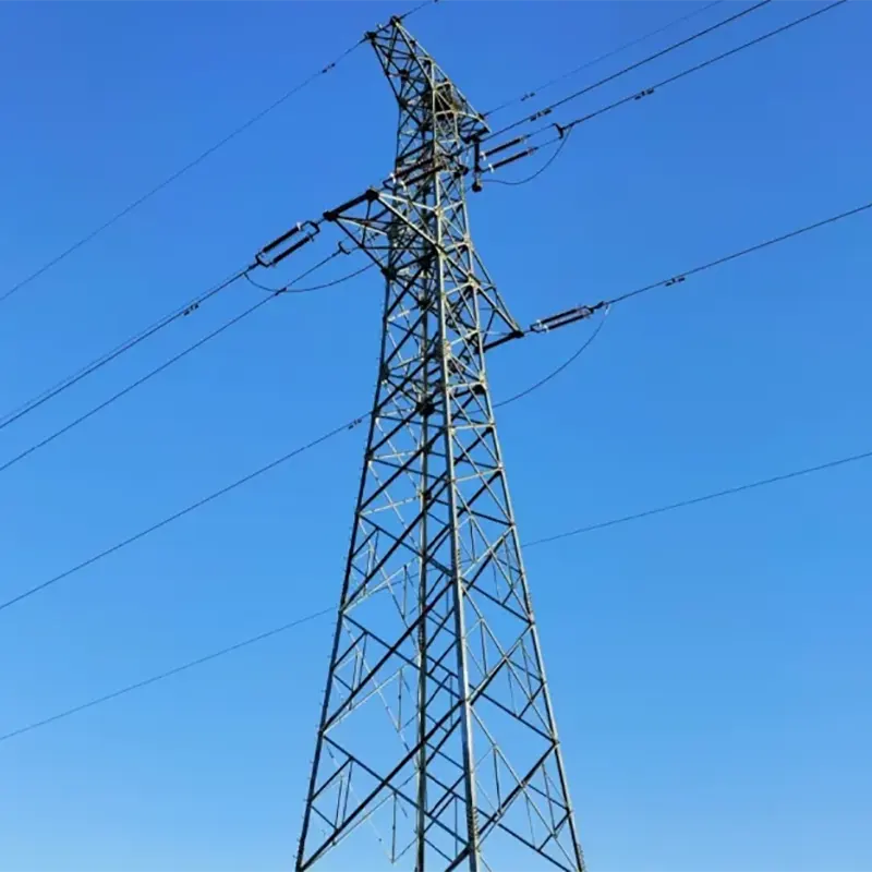 35KV-110KV ట్రాన్స్మిషన్ స్టీల్ ఐరన్ టవర్