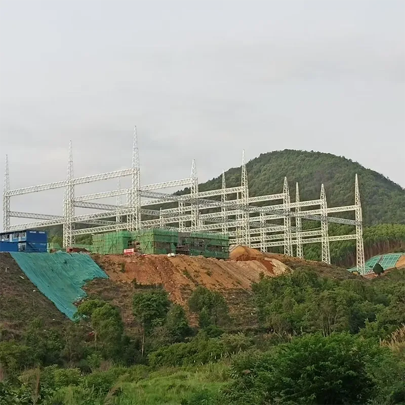 ఎలక్ట్రికల్ ట్రాన్స్మిషన్ సబ్‌స్టేషన్ స్టీల్ స్ట్రక్చర్స్